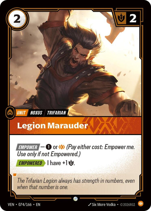 Image for Legion Marauder (074/166) (Foil) [Vendetta] (VEN) - Riftbound: League of Legends Trading Card Game