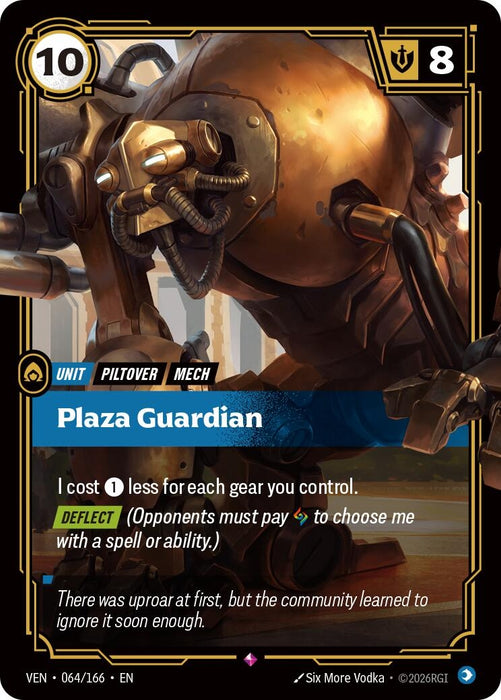 Plaza Guardian (064/166) (Foil) [Vendetta] (VEN)