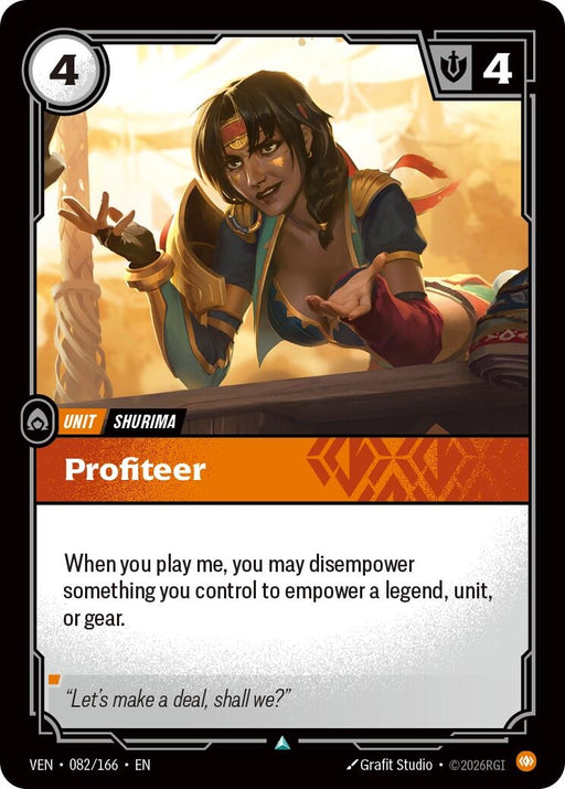 Image for Profiteer (082/166) [Vendetta] (VEN) - Riftbound: League of Legends Trading Card Game