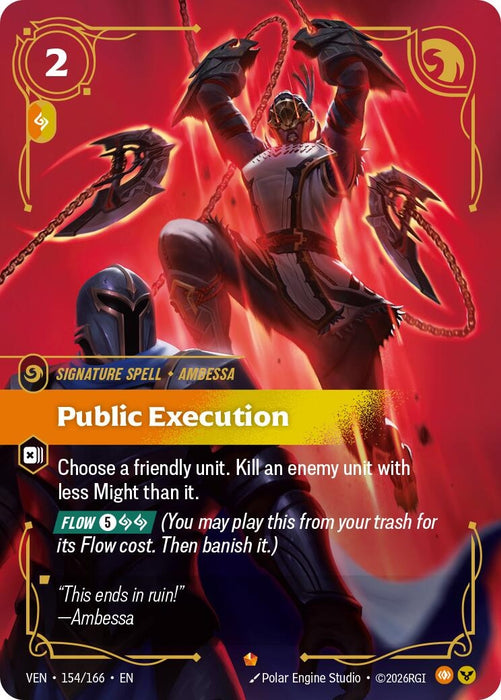 Public Execution (154/166) (Foil) [Vendetta] (VEN)