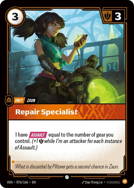 Image for Repair Specialist (076/166) [Vendetta] (VEN) - Riftbound: League of Legends Trading Card Game
