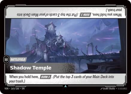 Image for Shadow Temple (165/166) (Foil) [Vendetta] (VEN) - Riftbound: League of Legends Trading Card Game