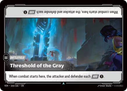 Image for Threshold of the Gray (166/166) (Foil) [Vendetta] (VEN) - Riftbound: League of Legends Trading Card Game
