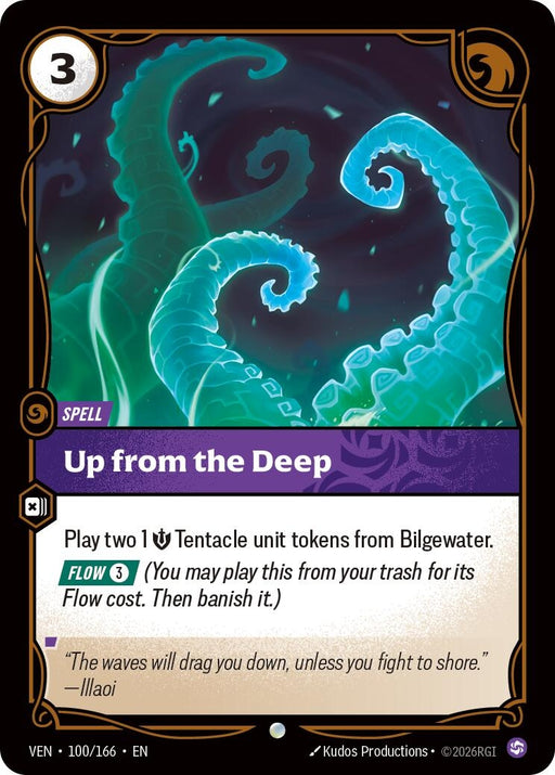 Image for Up from the Deep (100/166) (Foil) [Vendetta] (VEN) - Riftbound: League of Legends Trading Card Game