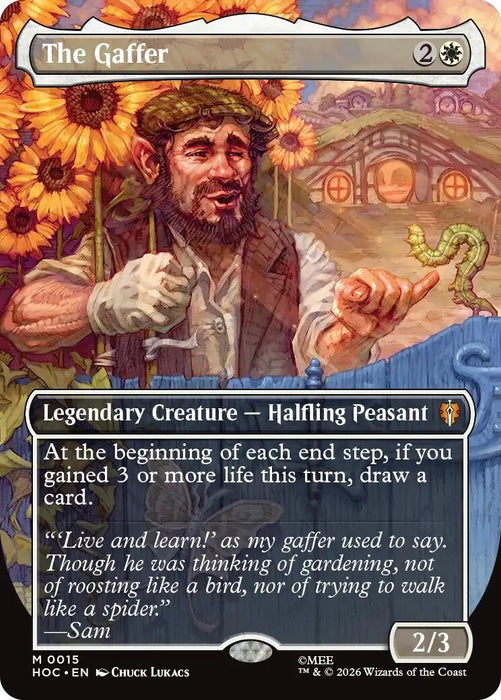 Image for The Gaffer (Borderless) (15) (Foil) [The Hobbit: Eternal-Legal] (HOC) - Magic: The Gathering