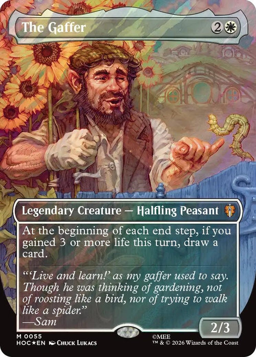 Image for The Gaffer (Borderless) (Surge Foil) (55) (Foil) [The Hobbit: Eternal-Legal] (HOC) - Magic: The Gathering