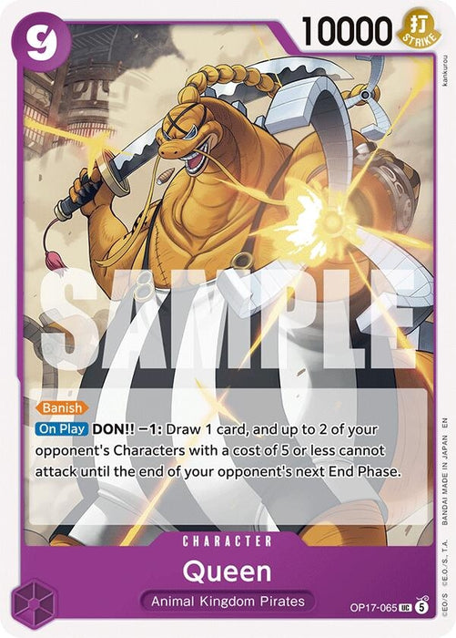 Image for Queen (OP17-065) [The World's Strongest Warriors] (OP17) - One Piece Card Game