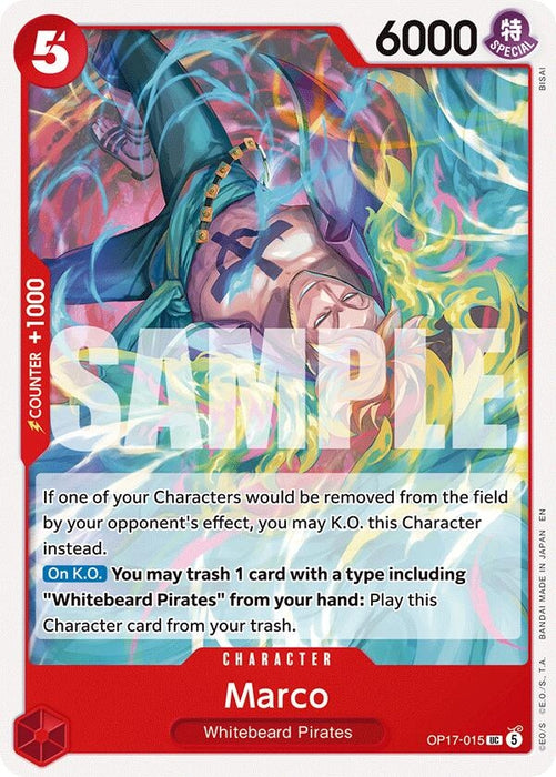 Image for Marco (OP17-015) [The World's Strongest Warriors] (OP17) - One Piece Card Game