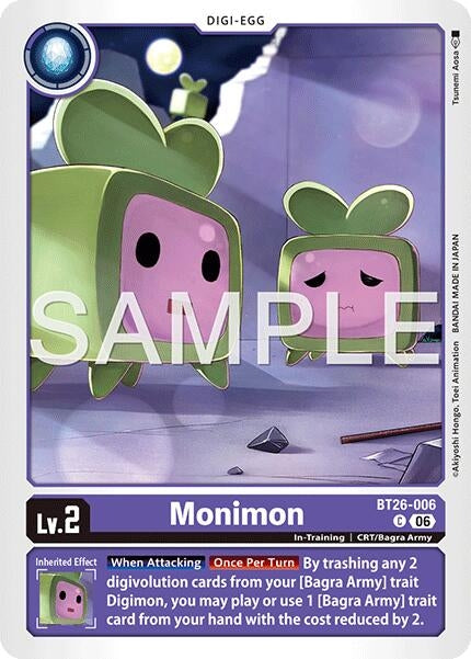 Image for Monimon (BT26-006 C) [Timeless Bonds] (BT-26) - Digimon Card Game