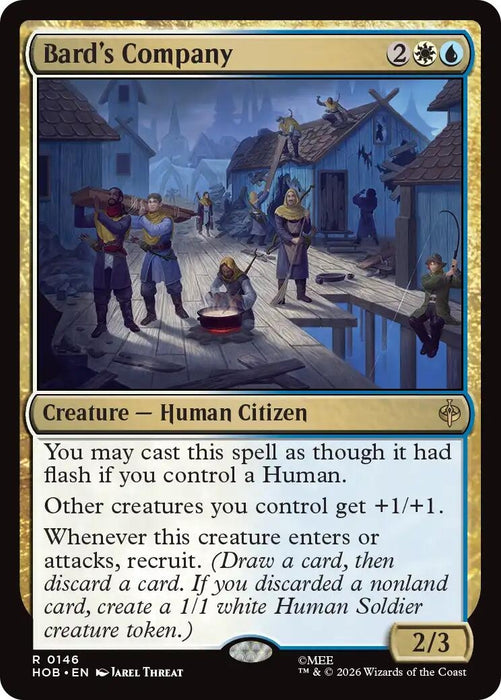Image for Bard's Company (146) [The Hobbit] (HOB) - Magic: The Gathering