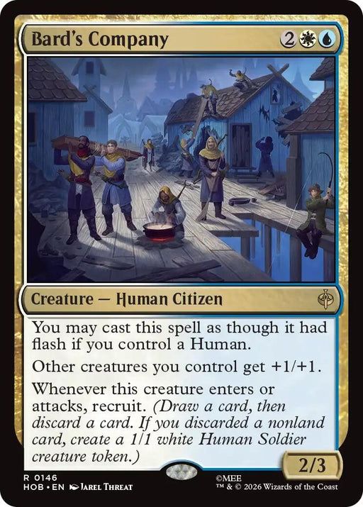 Image for Bard's Company (146) [The Hobbit] (HOB) - Magic: The Gathering