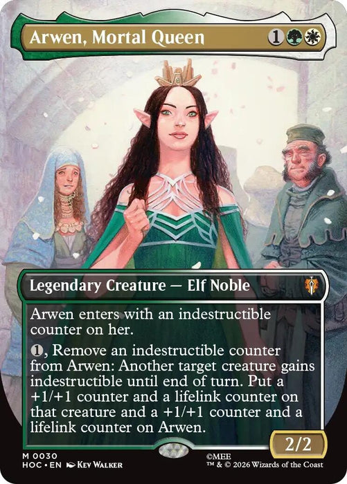Image for Arwen, Mortal Queen (Borderless) (30) [The Hobbit: Eternal-Legal] (HOC) - Magic: The Gathering