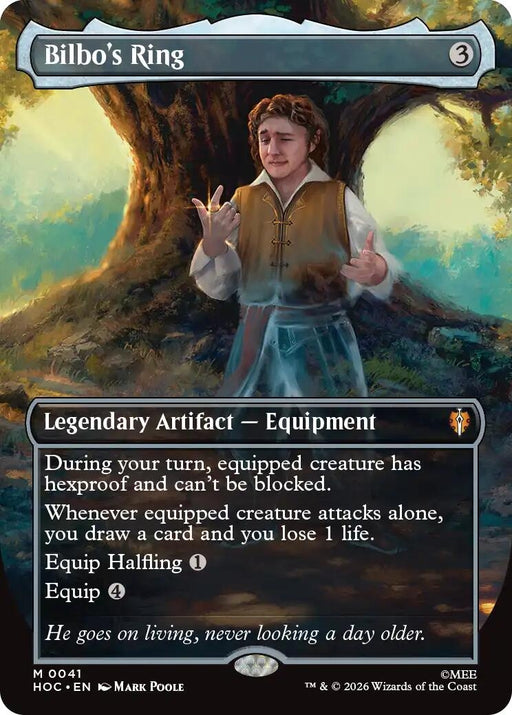 Image for Bilbo's Ring (Borderless) (41) [The Hobbit: Eternal-Legal] (HOC) - Magic: The Gathering