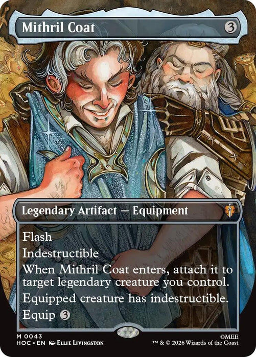 Image for Mithril Coat (Borderless) (43) (Foil) [The Hobbit: Eternal-Legal] (HOC) - Magic: The Gathering