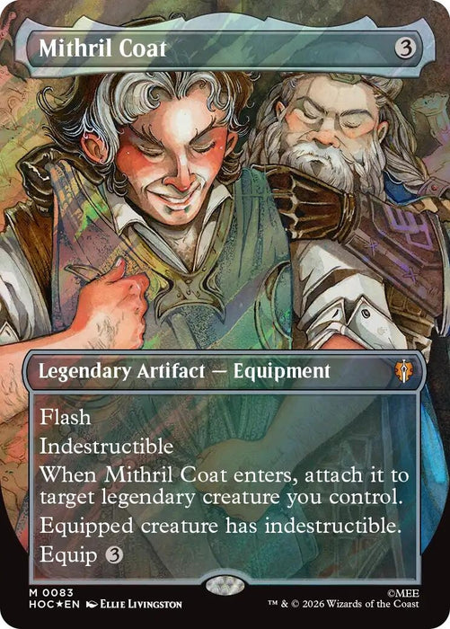 Image for Mithril Coat (Borderless) (Surge Foil) (83) (Foil) [The Hobbit: Eternal-Legal] (HOC) - Magic: The Gathering