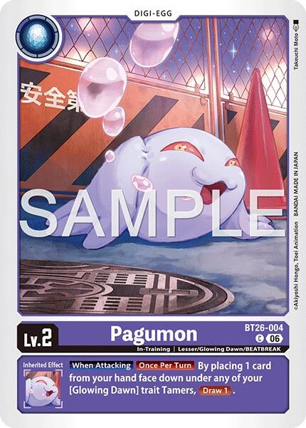 Image for Pagumon (BT26-004 C) [Timeless Bonds] (BT-26) - Digimon Card Game