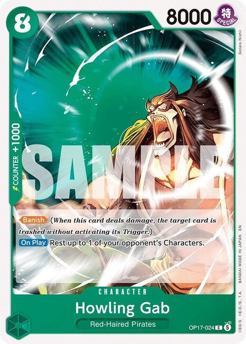 Image for Howling Gab (OP17-024) [The World's Strongest Warriors] (OP17) - One Piece Card Game