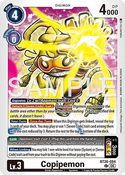 Image for Copipemon (BT26-084 C) [Timeless Bonds] (BT-26) - Digimon Card Game
