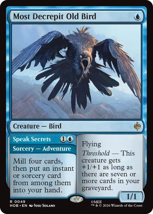 Image for Most Decrepit Old Bird (49) [The Hobbit] (HOB) - Magic: The Gathering