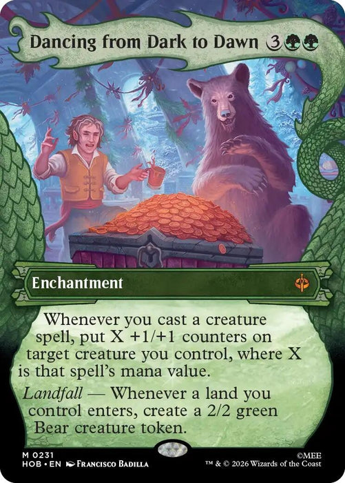 Image for Dancing from Dark to Dawn (Showcase) (231) [The Hobbit] (HOB) - Magic: The Gathering