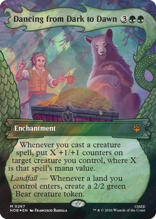 Image for Dancing from Dark to Dawn (Showcase) (Surge Foil) (267) (Foil) [The Hobbit] (HOB) - Magic: The Gathering