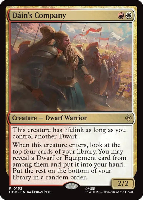 Image for Dain's Company (152) [The Hobbit] (HOB) - Magic: The Gathering