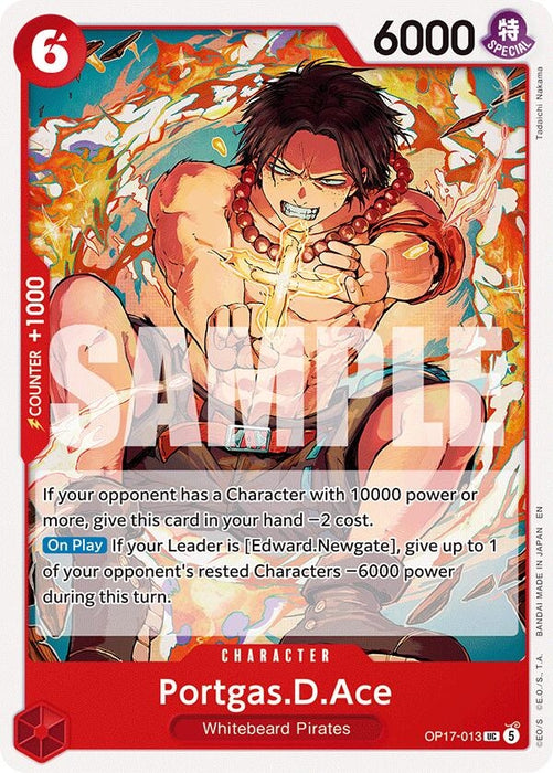 Image for Portgas.D.Ace (OP17-013) [The World's Strongest Warriors] (OP17) - One Piece Card Game