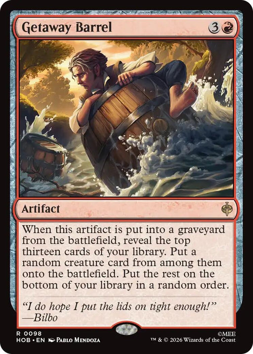 Image for Getaway Barrel (98) [The Hobbit] (HOB) - Magic: The Gathering