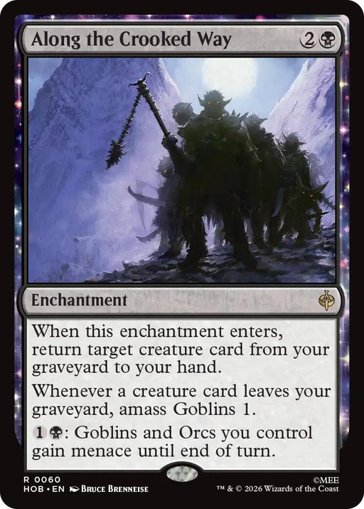 Image for Along the Crooked Way (60) [The Hobbit] (HOB) - Magic: The Gathering