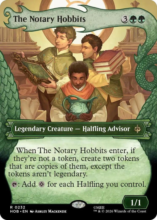 Image for The Notary Hobbits (Showcase) (232) [The Hobbit] (HOB) - Magic: The Gathering
