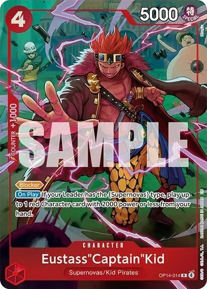 Image for Eustass"Captain"Kid (One Piece Card Game Illustration Box Vol. 8) (OP14-014) (Foil) [One Piece Promotion Cards] (OP-PR) - One Piece Card Game