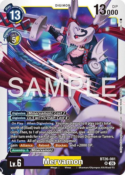 Image for Mervamon (BT26-081 SR) (Foil) [Timeless Bonds] (BT-26) - Digimon Card Game