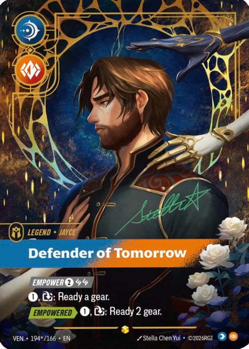 Image for Jayce - Defender of Tomorrow (Signature) (194*/166) (Foil) [Vendetta] (VEN) - Riftbound: League of Legends Trading Card Game