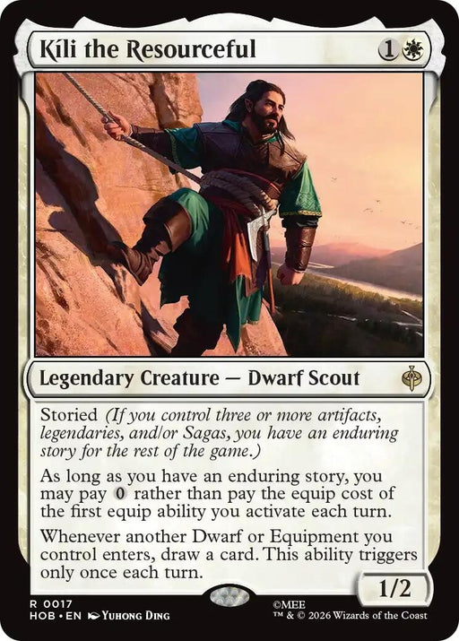 Image for Kili the Resourceful (17) [The Hobbit] (HOB) - Magic: The Gathering