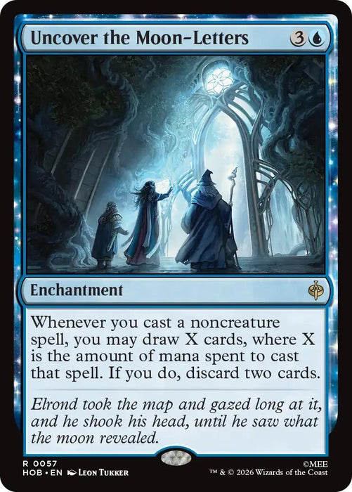 Image for Uncover the Moon-Letters (57) [The Hobbit] (HOB) - Magic: The Gathering