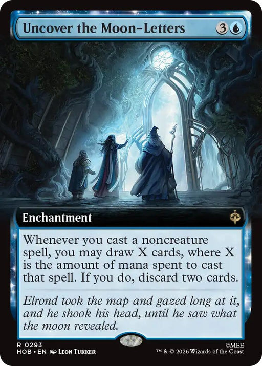 Image for Uncover the Moon-Letters (Extended Art) (293) [The Hobbit] (HOB) - Magic: The Gathering