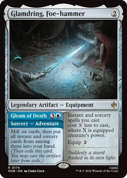 Image for Glamdring, Foe-hammer (174) (Foil) [The Hobbit] (HOB) - Magic: The Gathering