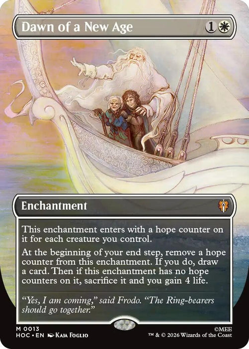 Image for Dawn of a New Age (Borderless) (13) [The Hobbit: Eternal-Legal] (HOC) - Magic: The Gathering