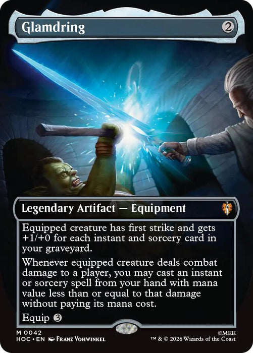 Image for Glamdring (Borderless) (42) [The Hobbit: Eternal-Legal] (HOC) - Magic: The Gathering