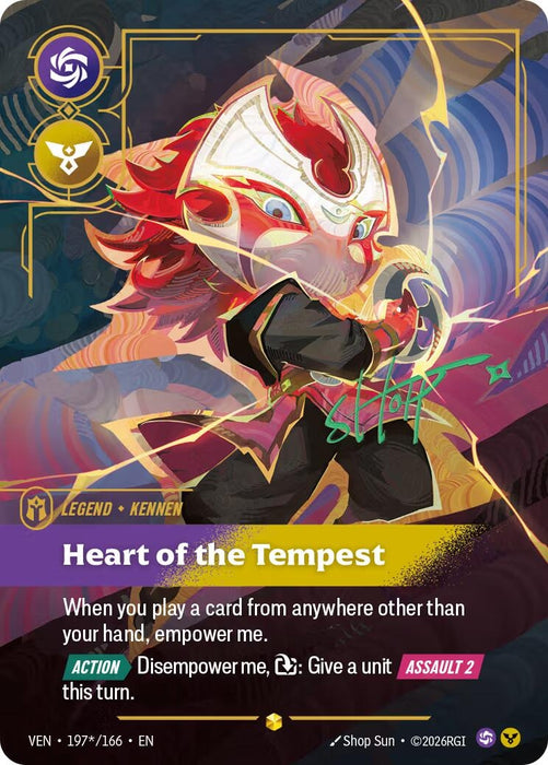 Kennen - Heart of the Tempest (Signature) (197*/166) [Vendetta] (VEN)