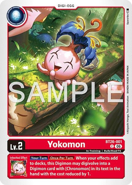 Image for Yokomon (BT26-001 C) [Timeless Bonds] (BT-26) - Digimon Card Game