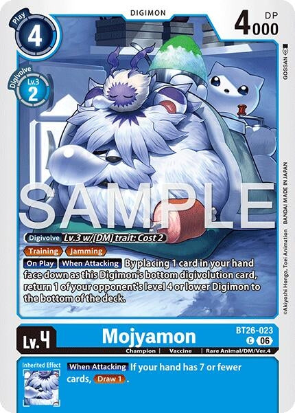 Image for Mojyamon (BT26-023 C) [Timeless Bonds] (BT-26) - Digimon Card Game