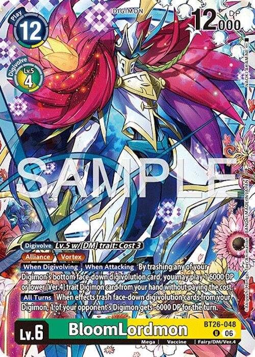 Image for Bloomlordmon (BT26-048 U) [Timeless Bonds] (BT-26) - Digimon Card Game