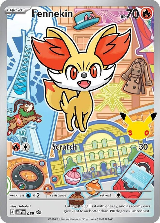 Image for Fennekin -  059 (059) (Holofoil) [First Partner Collection 2026] - Pokemon