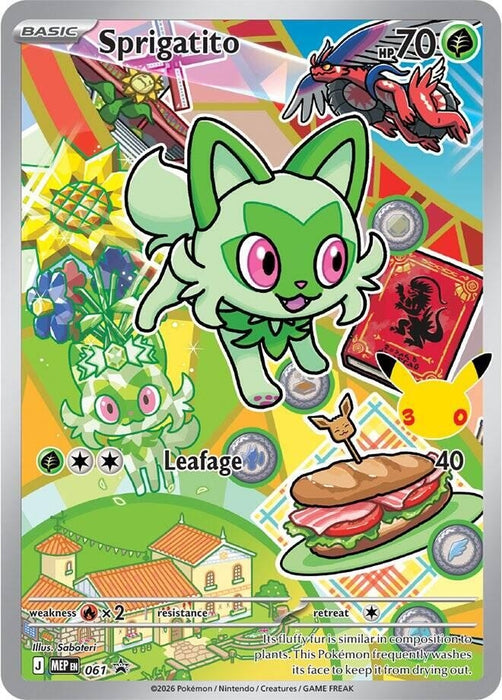 Image for Sprigatito -  061 (061) (Holofoil) [First Partner Collection 2026] - Pokemon