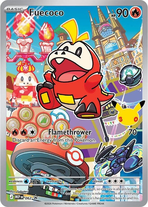 Image for Fuecoco -  062 (062) (Holofoil) [First Partner Collection 2026] - Pokemon
