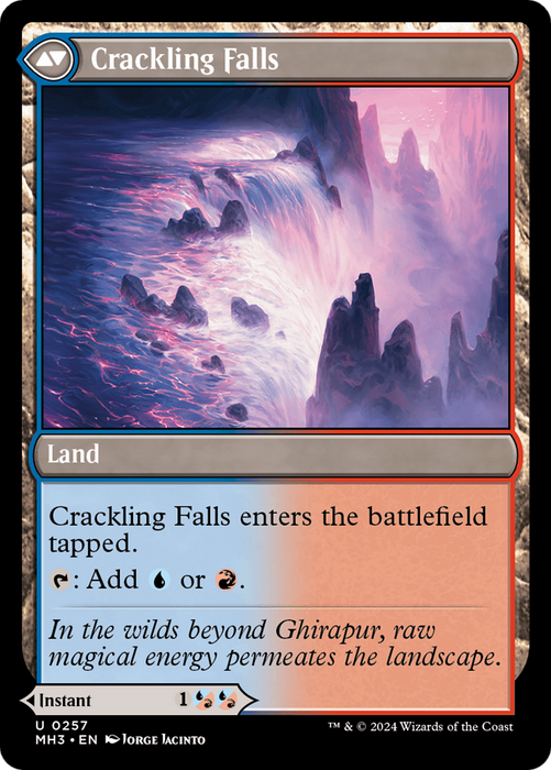 Rush of Inspiration // Crackling Falls [MH3-257] - Modern Horizons 3