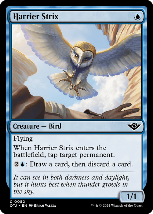 Harrier Strix [OTJ-052] Foil - Outlaws of Thunder Junction