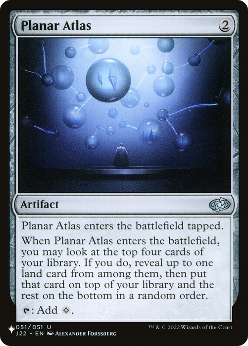 Planar Atlas [PLST-J22-51] - The List