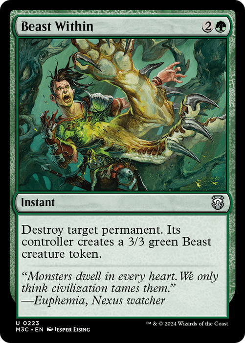 Beast Within [M3C-223] Foil - Modern Horizons 3 Commander